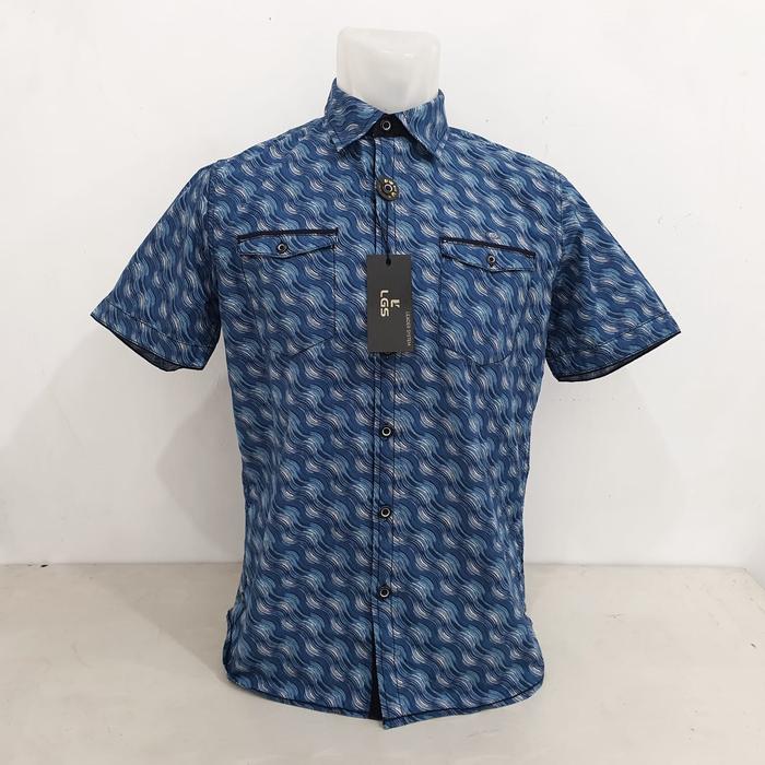 Baju Kemeja LGS - Size S & M & L - Lbr Dada 50 & 52 & 54 cm - Ori New