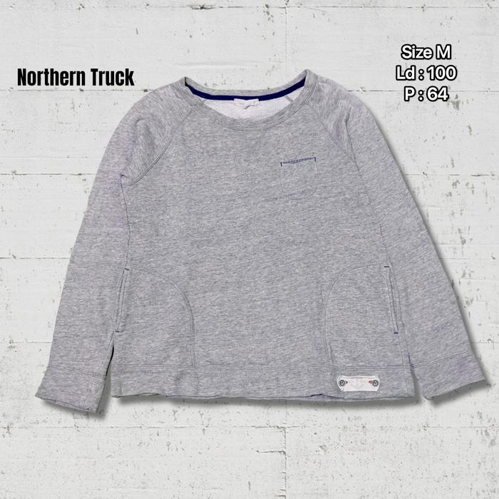 Crewneck Northern Truck Pocket Original Second Thrift Preloved
