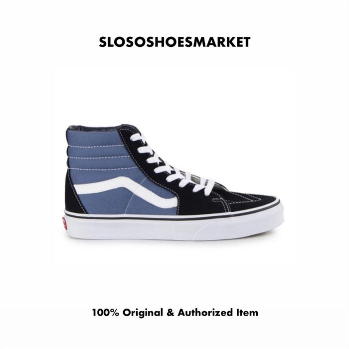 Sneakers Pria Vans Classic Sk8 Hi Navy 100% Original - RESMI