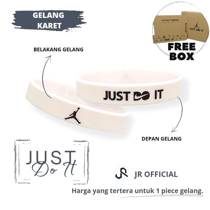 Gelang Tangan Karet Pria NIKE JORDAN Original Rubber Bracelet Sport