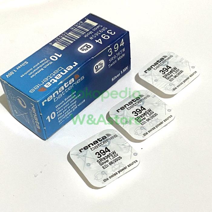 BATERAI RENATA 394 SR936SW BATERAI RENATA 394 RENATA 936 ORIGINAL