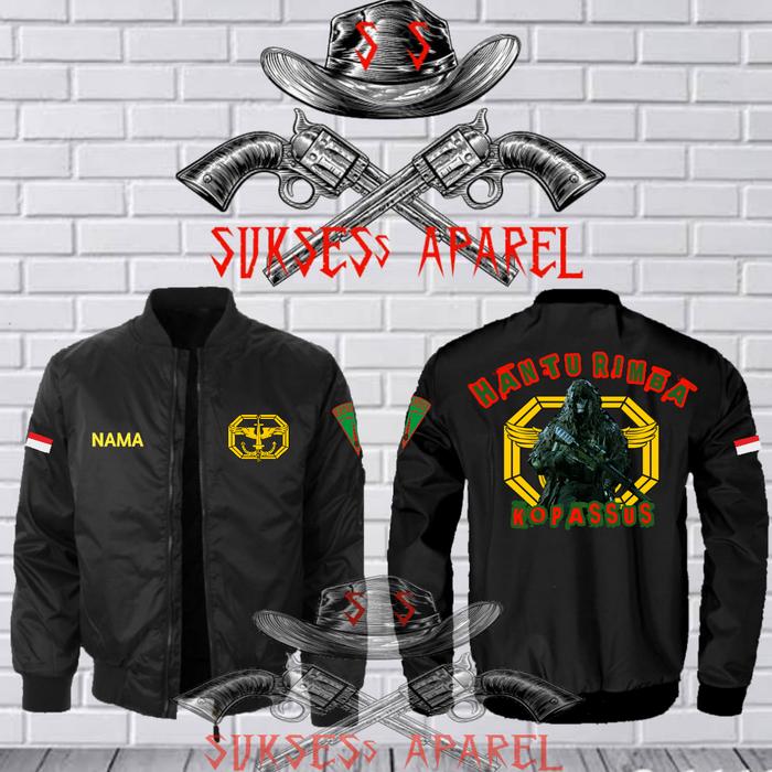 jaket hantu rimba bomber/kopassus