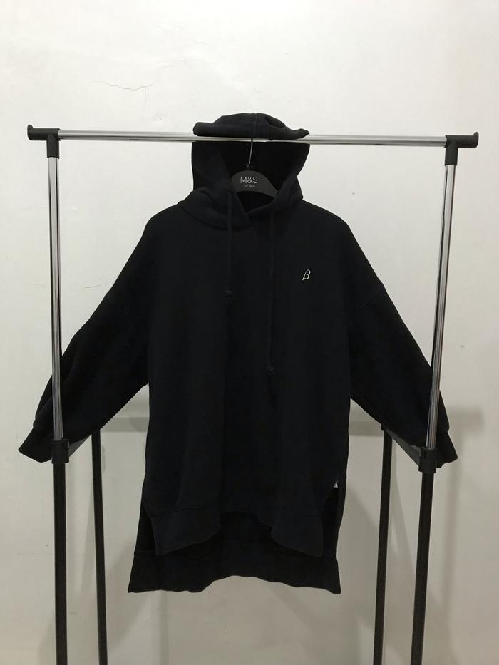 Hoodie hitam 8 seconds