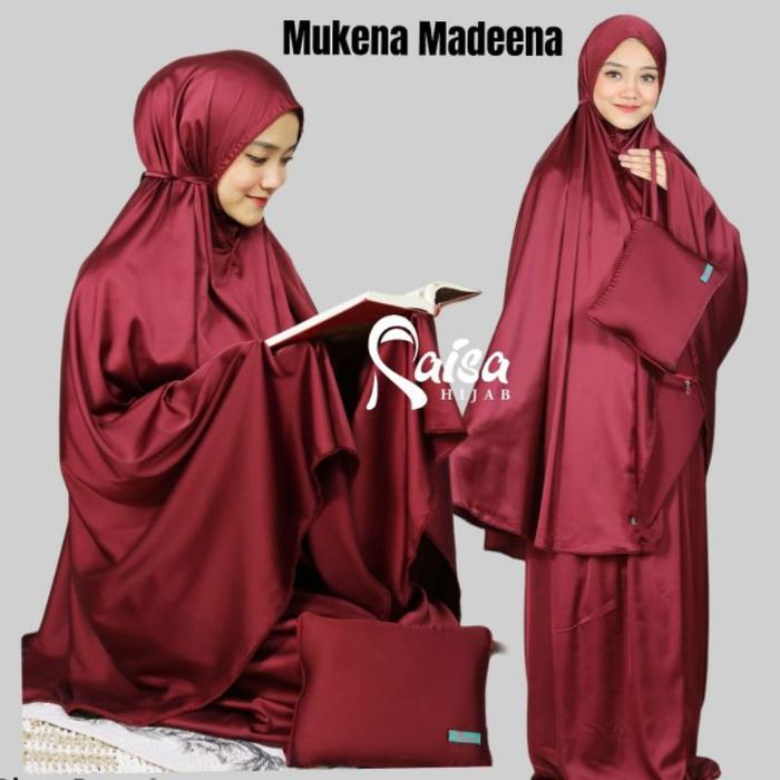 MUKENA SILK MADEENA PREMIUM ORIGINAL BY RAISA HIJAB