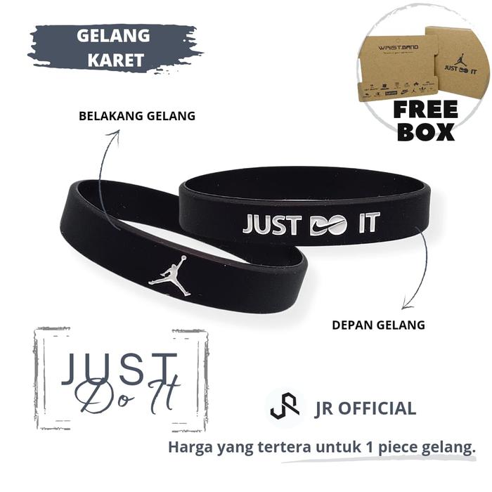 Gelang Pria Basket NIKE JORDAN Original Karet Rubber Bracelet Fashion