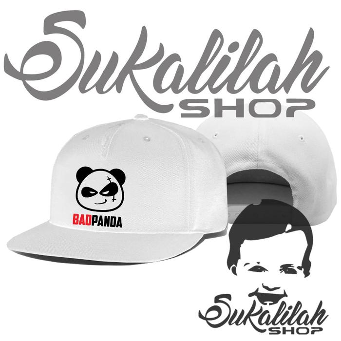 Topi pria snapback unisex all size bad panda