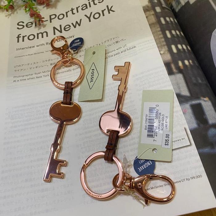 Fossil Sofia Keyfob Rose Gold