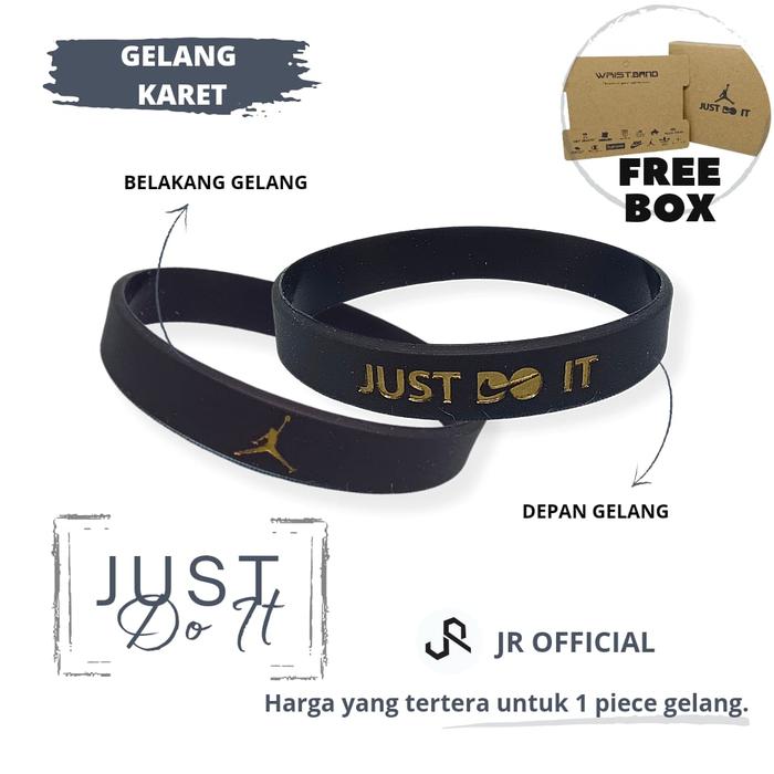 Gelang Tangan Karet Pria NIKE JORDAN Distro Original Rubber Bracelet