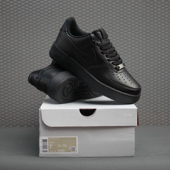 NIKE AIRFORCE 1 FULL BLACK ORIGINAL
