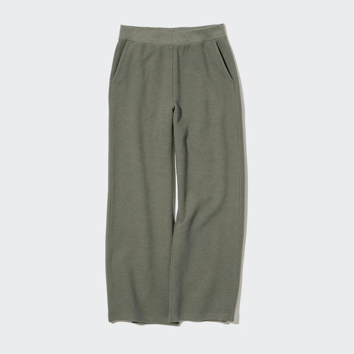 celana uniqlo cewek waffle ultra strech original