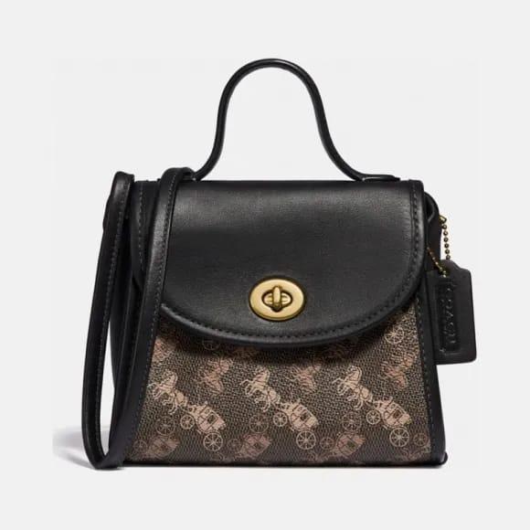 Jual Coach Butik Turn Lock Top Handle With Horse&Carriage (INC DB ORI)