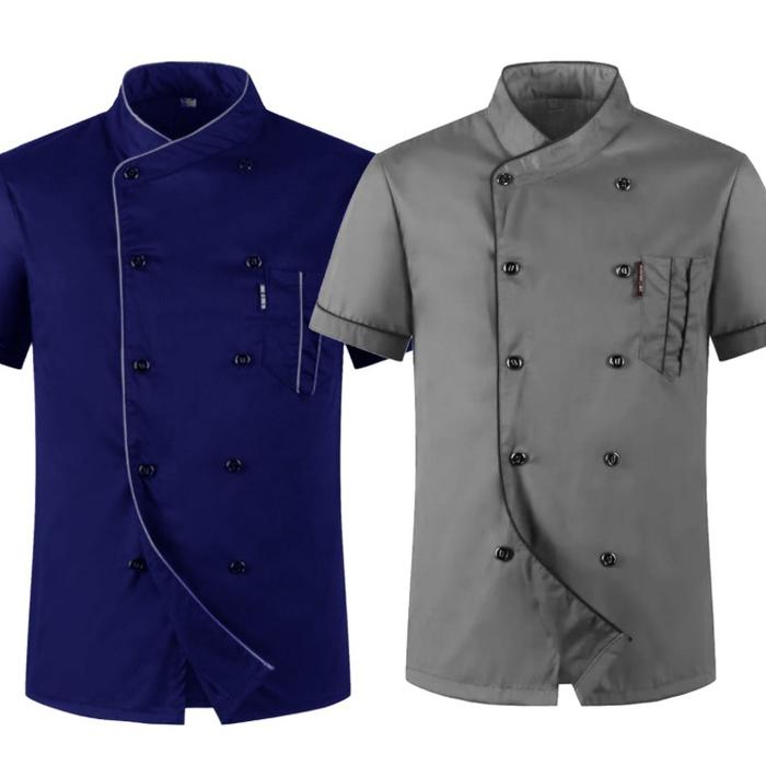 Baju Koki Baju Chef Kemeja koki kemeja chef Original