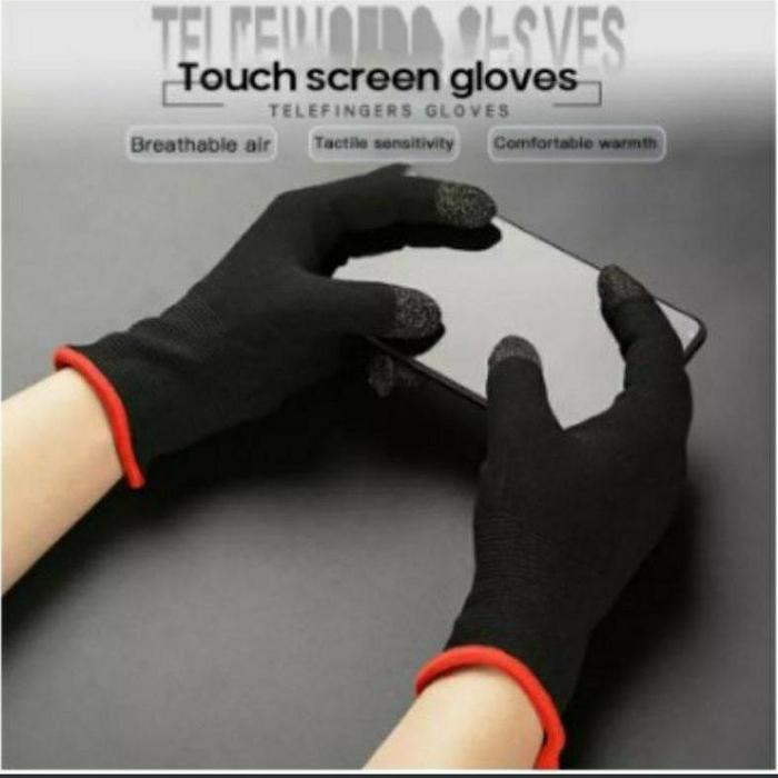 Sarung tangan gaming telefinger 10 jari Cocok untuk semua Handphone