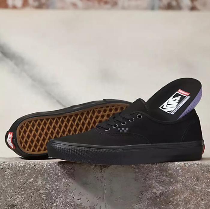 Vans Authentic Skate Pro Full Black - 100% Original / RESMI