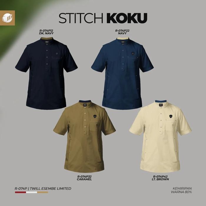 SAMASE KOKU STITCH R074P LENGAN PENDEK
