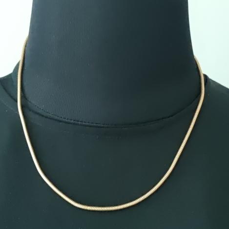 Vintage Monet Elegant Classic Goldtone Necklace Kalung A36