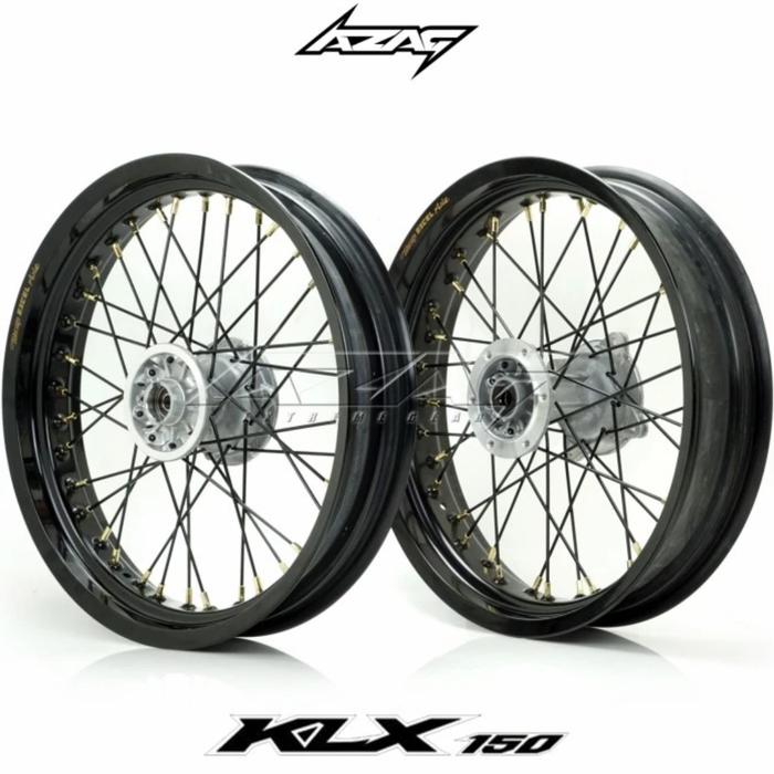 VELG SET KLX140/KLX150/DTRACKER/BF RING EXCEL TAKASAGO TROMOL ORIGINAL
