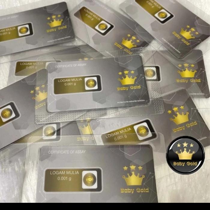logam mulia emas LM 0.001 gram 0.001 gr