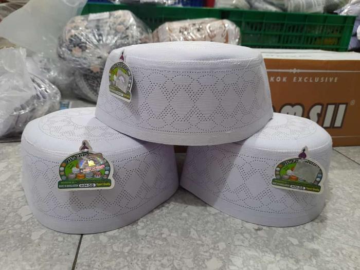 Peci kopiah madina bugis asli import al faruque bangladesh SLW