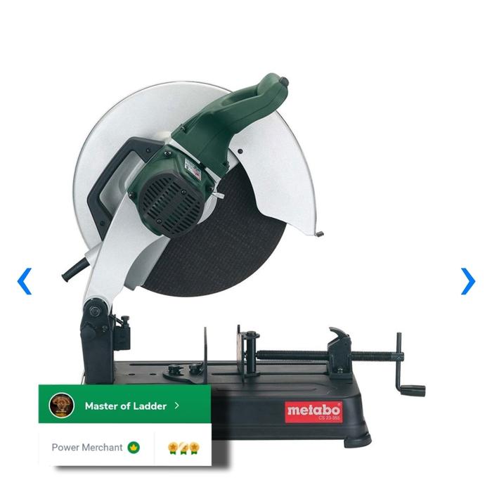 Metabo Mesin Cutting Wheel Mesin Potong Besi Cut Off Machine 14 inch