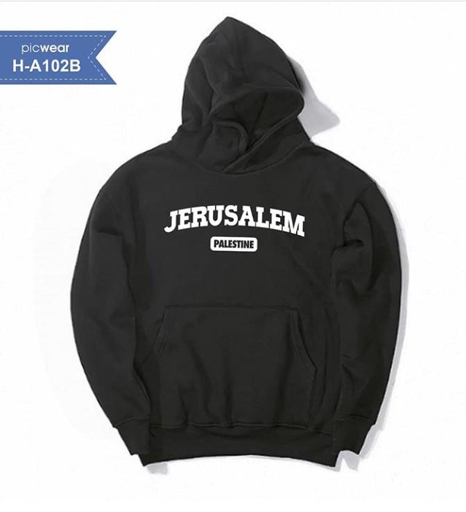 JAKET HOODIE JERUSALEM PALESTINE