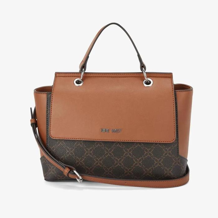NINE WEST NINE WEST HEWES TOP HANDLE (Original) Hand Bag - Brown