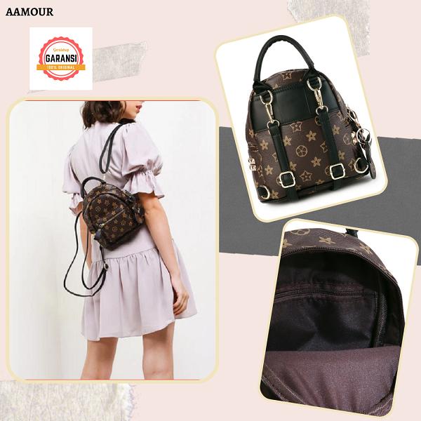 NAMI SERIES AAMOUR BACKPACK DARKBROWN