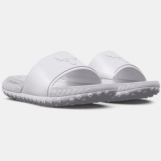 ORIGINAL UA Project Rock 3 Slides - White