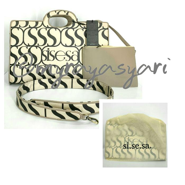 Bag /tas sisesa monogram nude