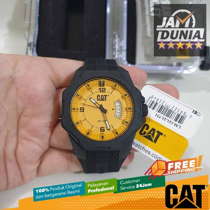 JAM TANGAN PRIA ANALOG CATERPILLAR LM.121.21.731 CATERPILLAR LM 121 21 731 JAM CAT LM.121.21.731 BLA