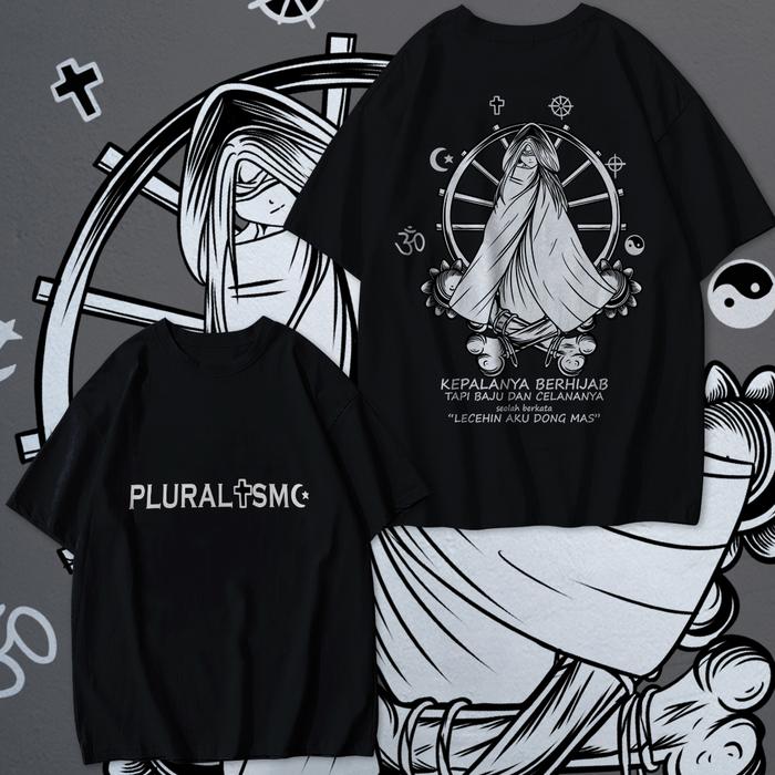 KAOS PLURALISME PART 4 VIRAL | TSHIRT SATANIC DISTRO PRIA WANITA
