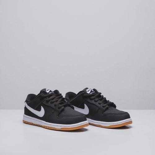 SEPATU NIKE SB DUNK LOW PRO ISO SKATE KIDS-BLACK-WHITE-GUM LIGHT BROWN