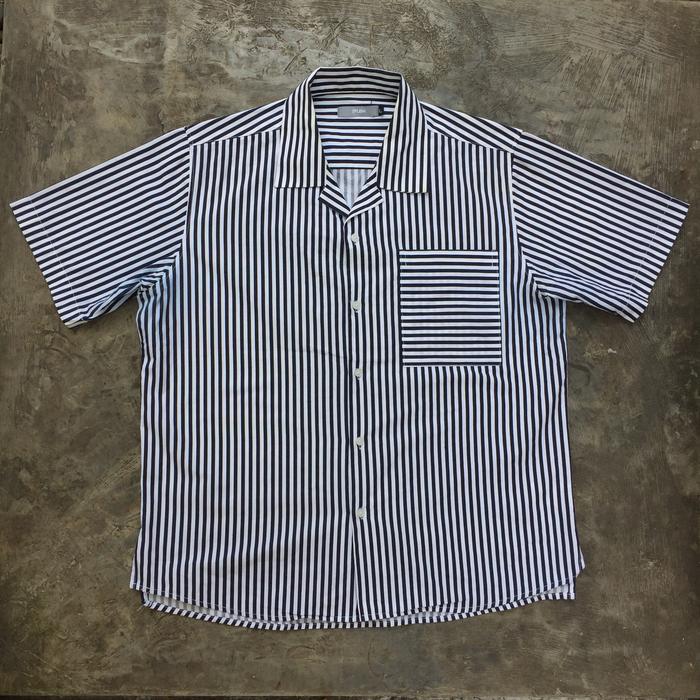 ZPLISH Striped Loop Collar Shirt