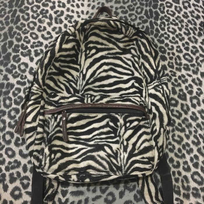 Tas Ransel motif zebra