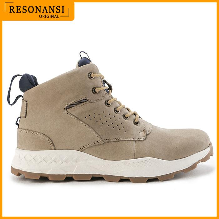 SEPATU PRIA TERBARU JIM JOKER ORIGINAL BOOTS SAGA 2BAZ BEIGE NYAMAN