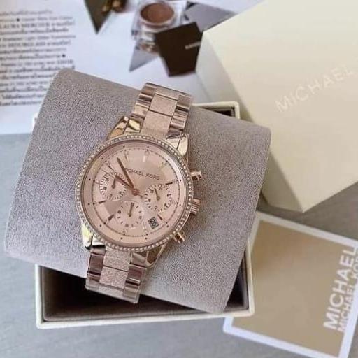 Jual Jam Tangan M1chael K0rs MK 6598 Rosegold Stainless Original