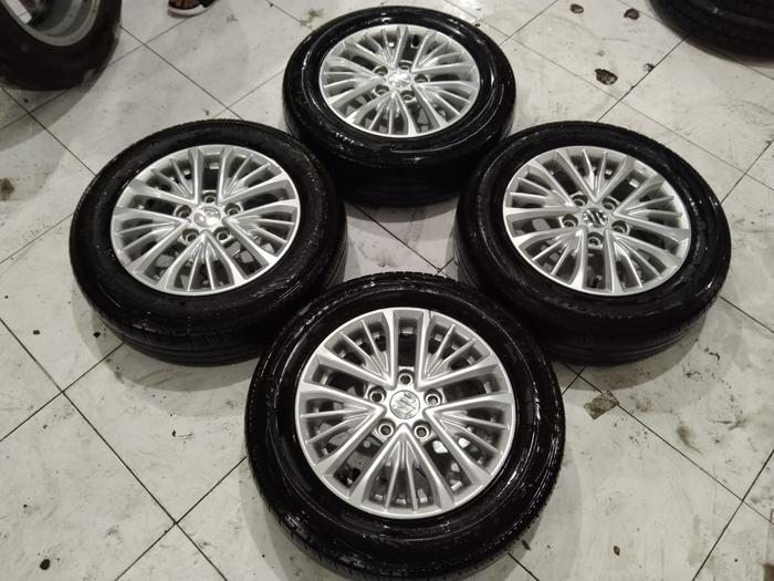 VELG OEM ERTIGA RING 15 PLUS BAN DUNLOP MURAH VELG BEKAS ORI ERTIGA