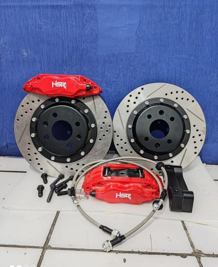 raedy bbk hsr velg mobil jazz brio BBK RED HSR 4 PISTON FRONT 285X24