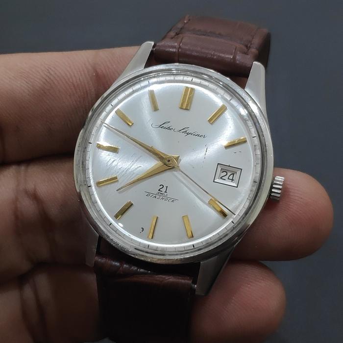 SEIKO SKYLINER DIASHOCK SEIKOSHA J15019 21J Circa 1964