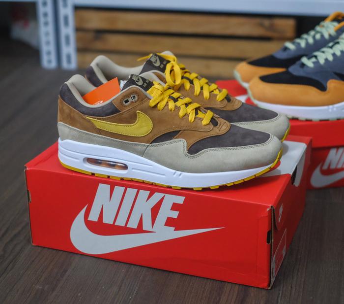 Nike Air Max 1 PRM Duck Pecan Yellow Ocre Ugly Duckling Original
