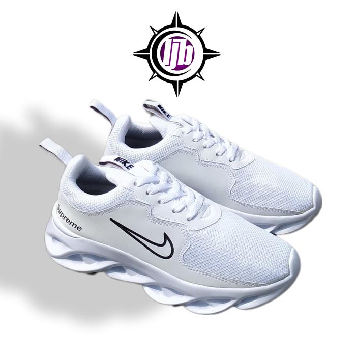 Sepatu Putih Polos Supreme Full White Size 36-43 Pria Wanita