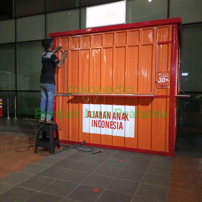 Booth container ukuran 2x2,5