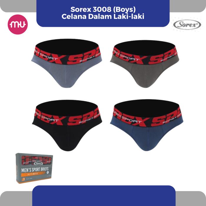 Celana Dalam Pria Sorex 3008 CD Original
