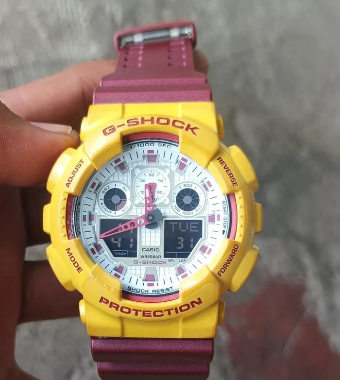 Gshock GA100 CS second mulus batangan fungsi normal IDR 700.000,-
