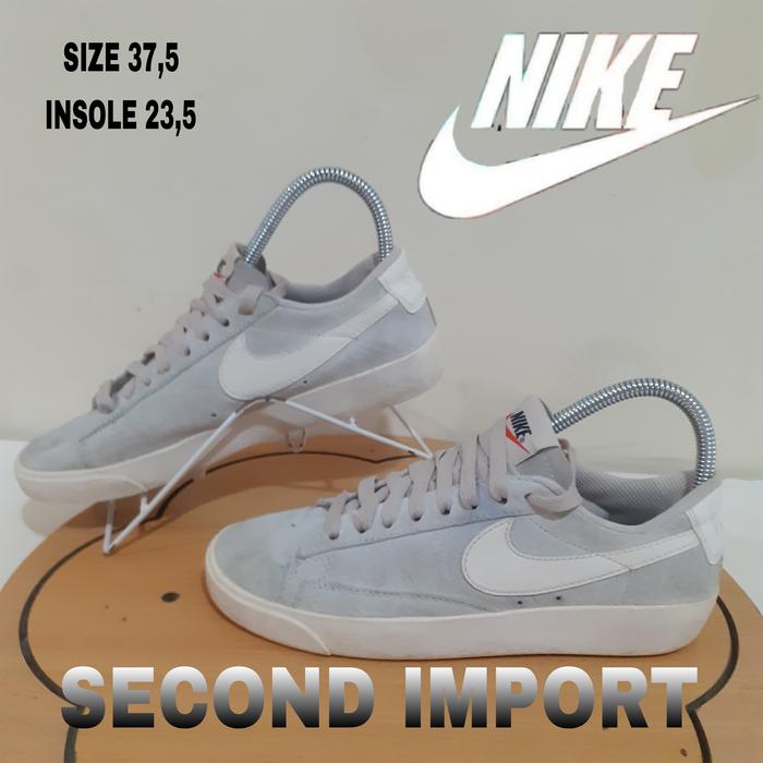 sepatu thrift second import NIKE blazer low madein china