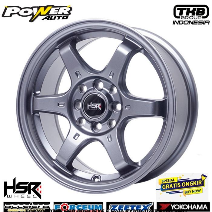 VELG HSR TOKYO RING 15 LEBAR 6.5 ET40 BUAT MOBIL SIGRA MIRAGE ETIOS