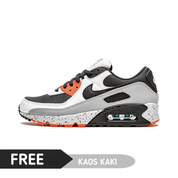 Air Max 90 Black White Turf Orange