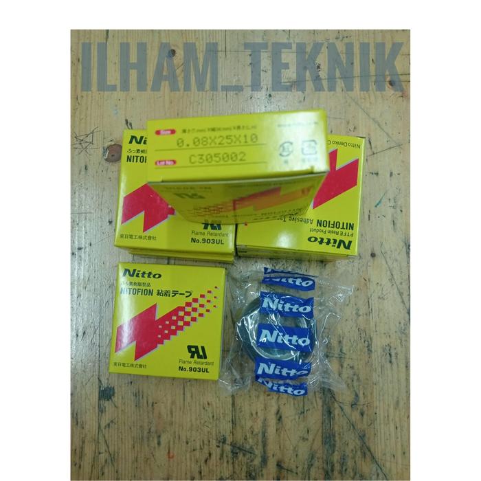 Isolasi tahan panas nitto 25mm 1"/ nittoplon teplon tape 903UL