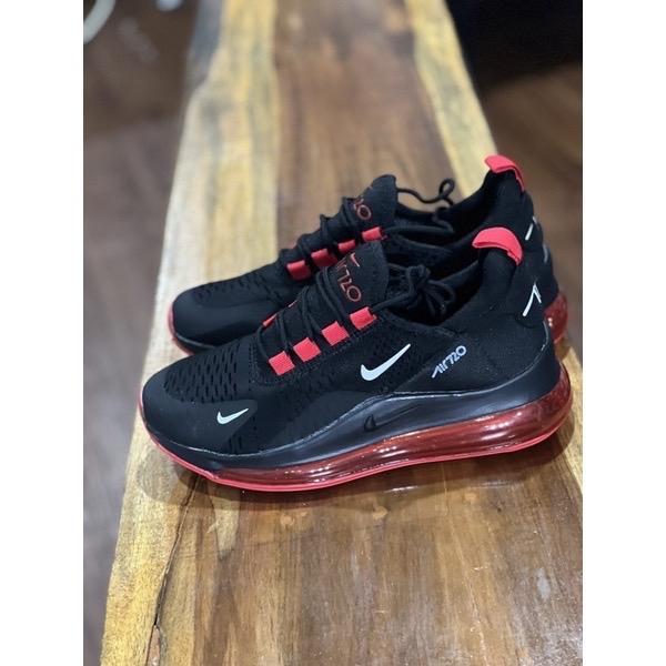 Sepatu Sneakers Pria Wanita Nk airmax 720 black red