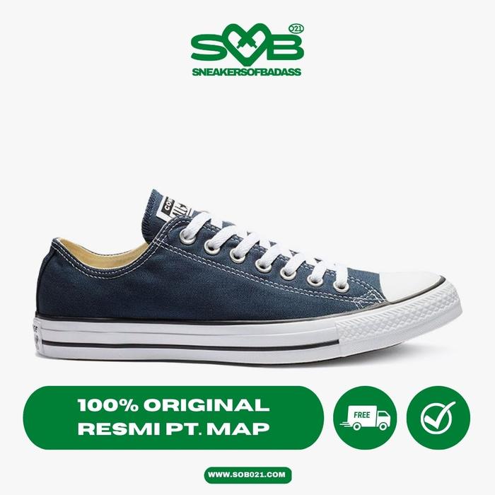 Sepatu Sneakers Converse Chuck Taylor All Star Ox Navy - M9697C